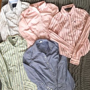 *LOT* J.Crew, Abercrombie, and AE Button-down Tops